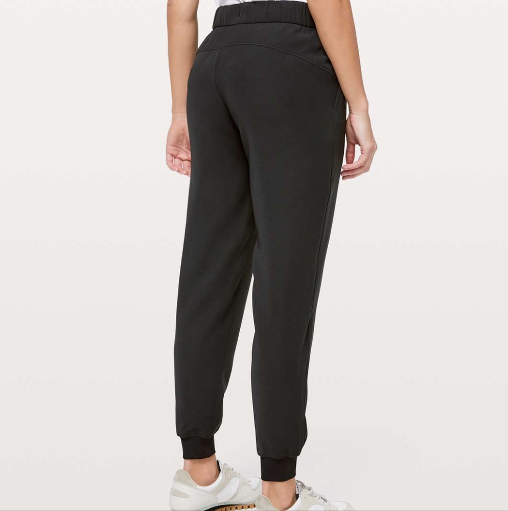 Lululemon Black Jogger Track Pants with Relaxed Fit